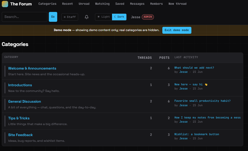Preview image for No Cost Private Forums